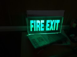 Led exit light